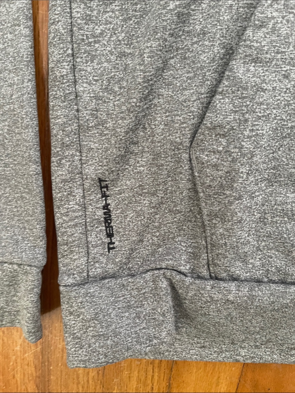 Nike Men’s Gray Pullover Hoodie - Therma-fit - Picture 2 of 5